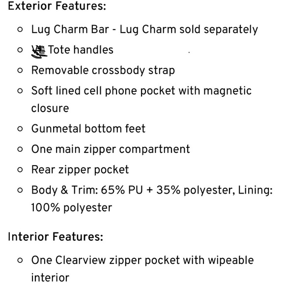 lug Alto Crossbody - Rosewood - NWT - Picture 6 of 7